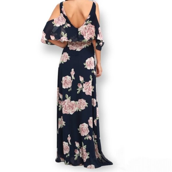 Lulus  The Very Thought of You Floral Print Maxi Dress - Picture 3 of 12